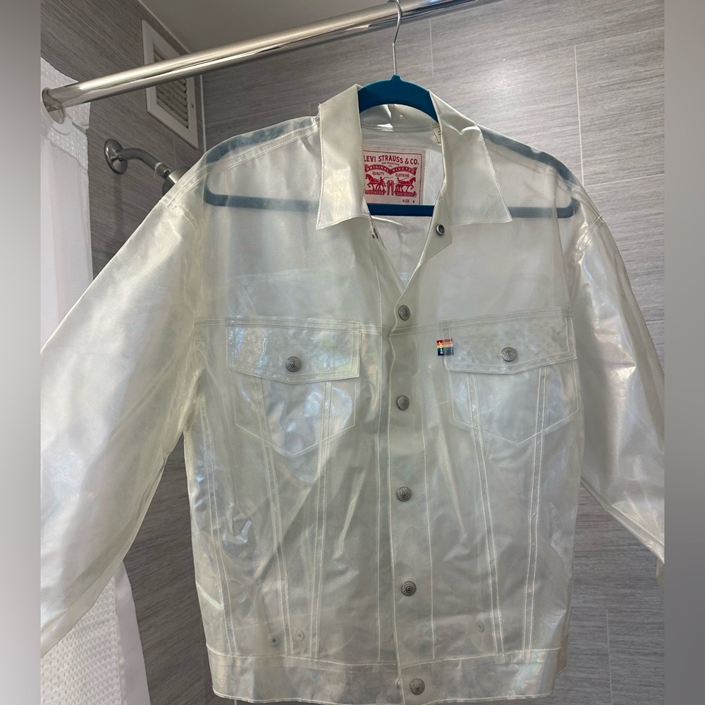 Levi’s raincoat (clear)